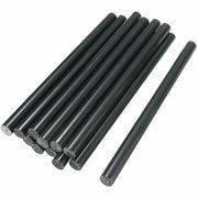 Trade Shop - 84 Stick Colla A Caldo Nera Ricarica Per Pistola Lungo 18 Cm Diametro 7 Mm -
