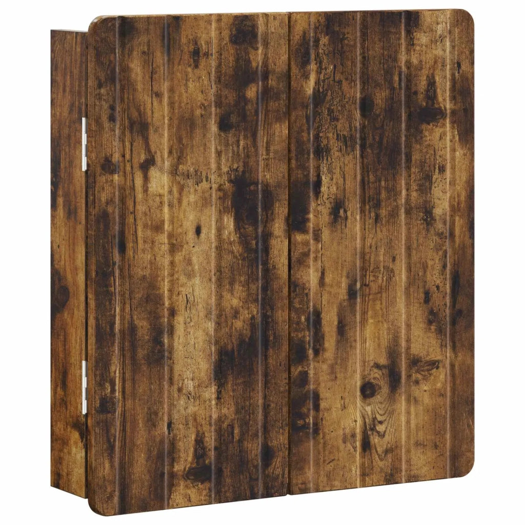 Armadio per Dartboard ZWOLLE Rovere Fumo 52,5 x 10,5 x 57,5 cm 896450