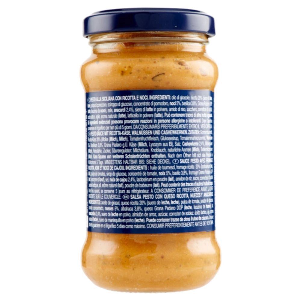 Barilla pesto ricotta e noci confezione da 190 grammi
