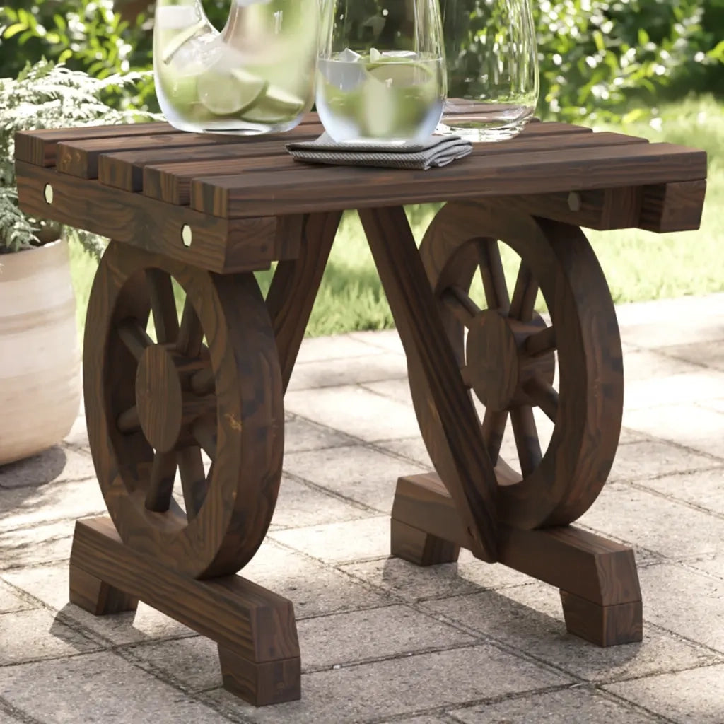Poggiapiedi da Giardino 40x36,5x38,5 cm Lgno Massello di Abetecod mxl 91292