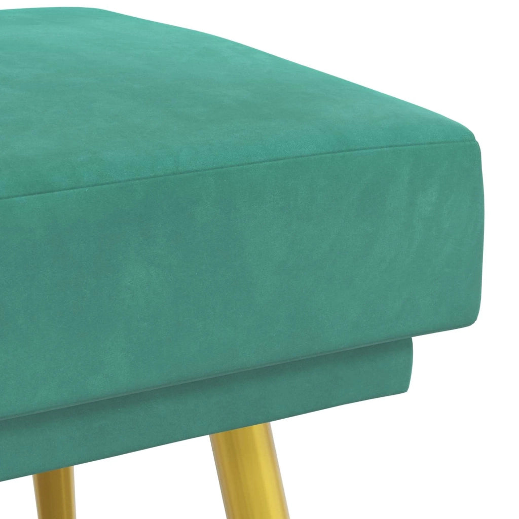 Panchina a doppio strato Turchese 120 x 45 x 46 cm Velluto 42038595