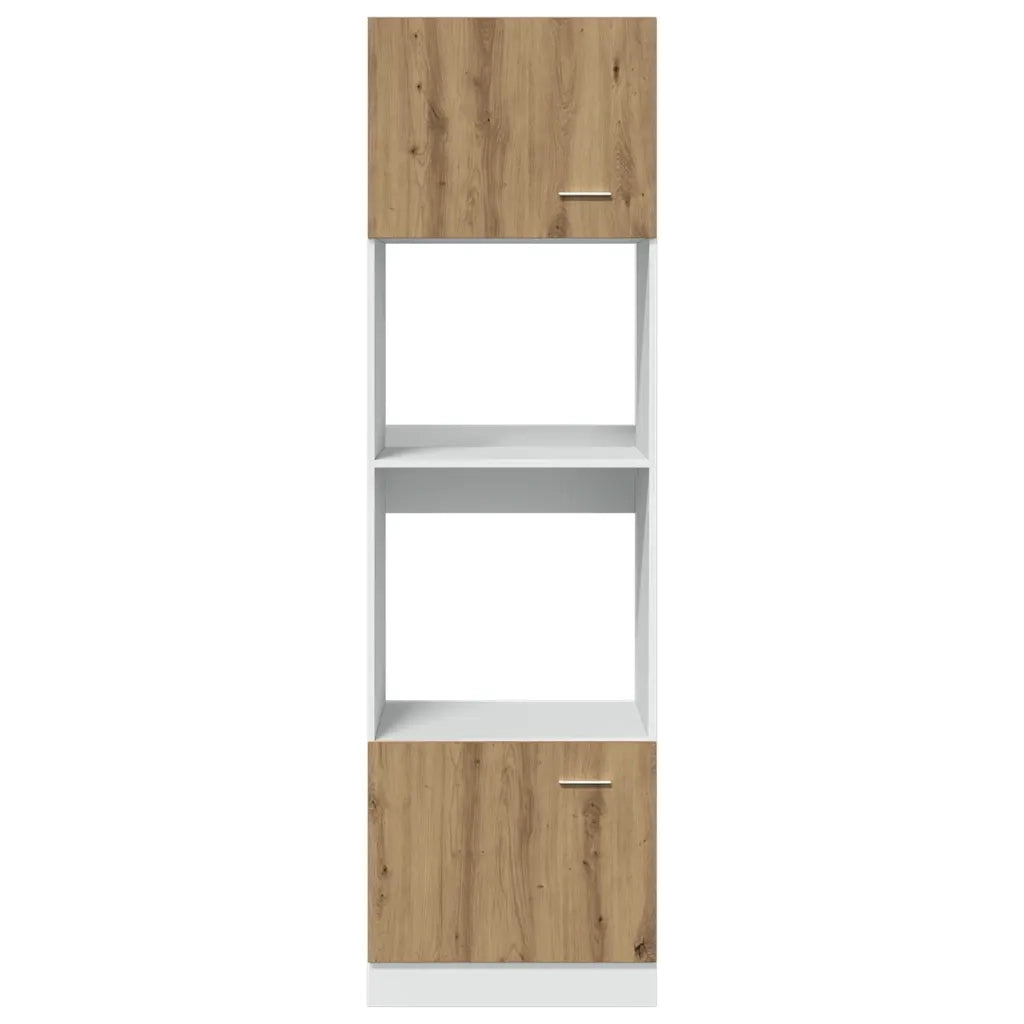 Mobile Microonde Â“LyonÂ” Rovere Artigianale 60x57x207 cm