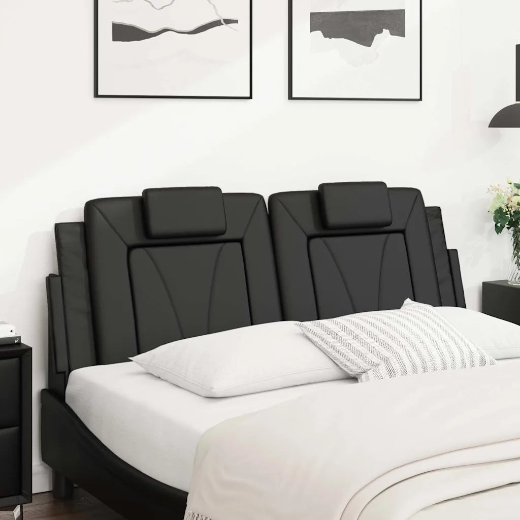 Cuscino Testiera Viana Nero 120 cm in Similpelle CFW4860976