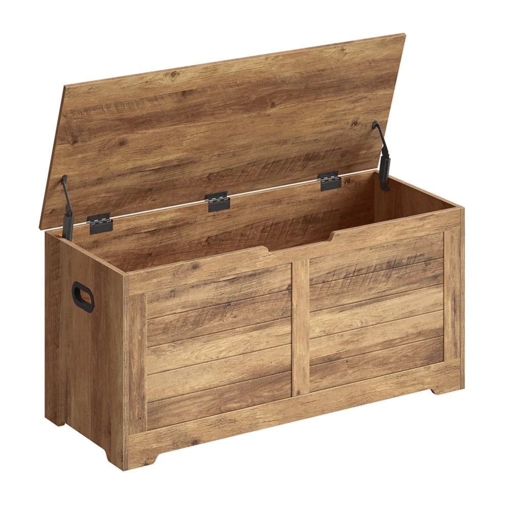Cassapanca portaoggetti da interno scarpiera pouf panca portaoggetti per bambini con cerniere di sicurezza stile moderno 100 x 40 x 46 cm bianco opaco 12_0005149