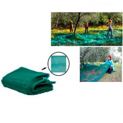 Trade Shop - Set 3pz Rete Per Raccolta Olive Frutta Piantagioni 4x8mt Resistente Durevole Verde 222273 -