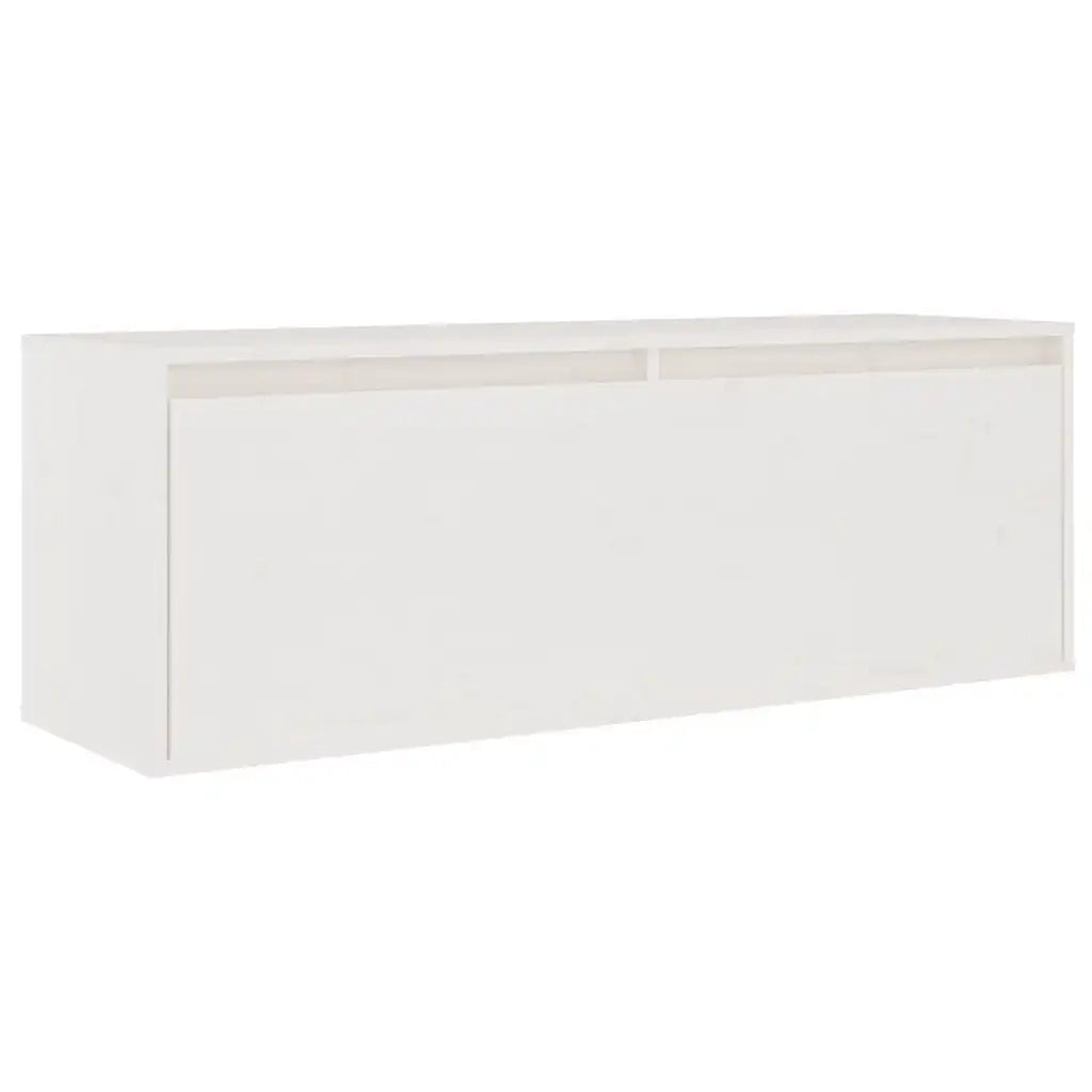 Mobili Porta TV 6 pz Bianchi in Legno Massello di Pino cod mxl 11626