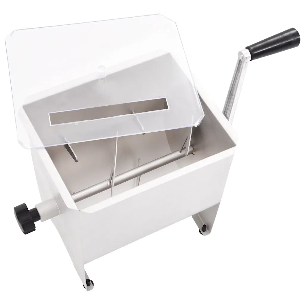 Impastatrice Carne Manuale e Coperchio Argento Acciaio Inox cod mxl 11673