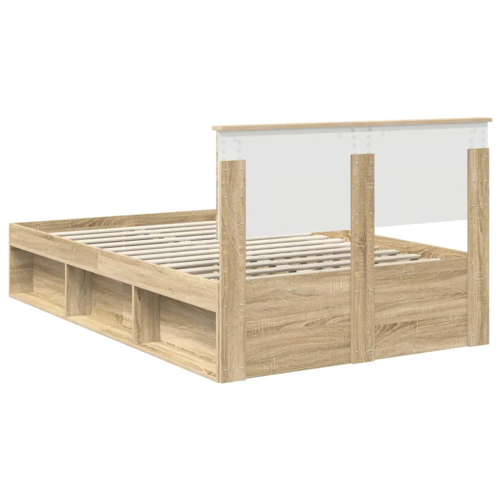 Struttura del letto-Giroletto Sonoma 120 x 190 cm Legno multistrato