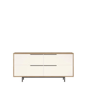 Credenza in legno "ON3-SW" - 160 x 44 x 74 cm - Bianco