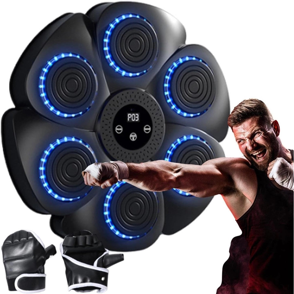 Trade Shop - Macchina Musicale Per Boxe Attrezzatura Da Palestra Wireless Salvaspazio Per Fitness -