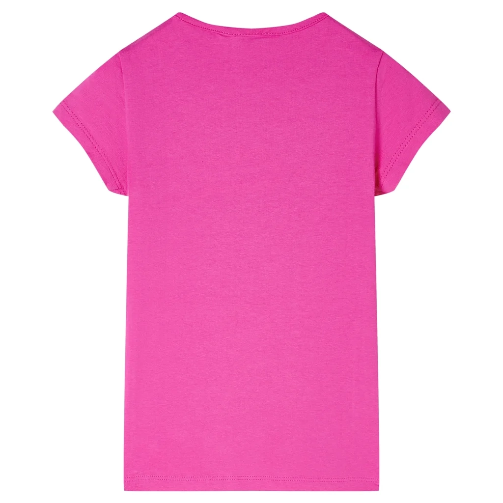 Maglietta da Bambina Rosa Scuro 140cod mxl 109444