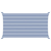 Vela Parasole | Telo Ombra | Vela da ombra solare Blu e Bianco 4,5 x 2,5 m