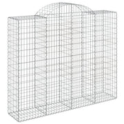 Cesto Gabbione ad Arco 200x50x160/180 cm Ferro Zincato