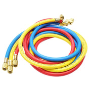 Set tubi flessibili 180 cm 3 colori per carica freon R-410a