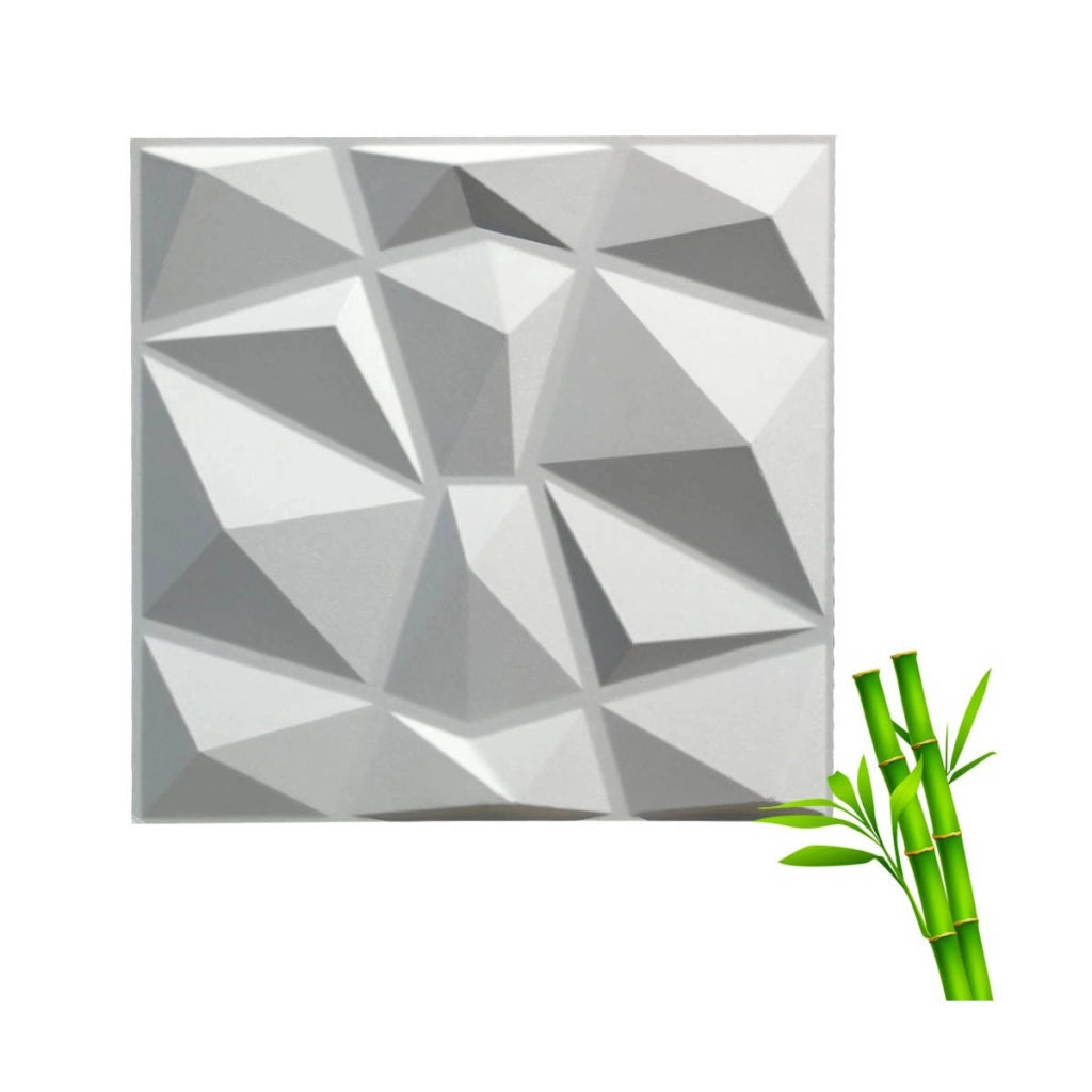 DIAMOND-BIT pannello In Fibra Di Bamboo 100% Naturale Pezzi 12 Totale 3 Metri Quadrati