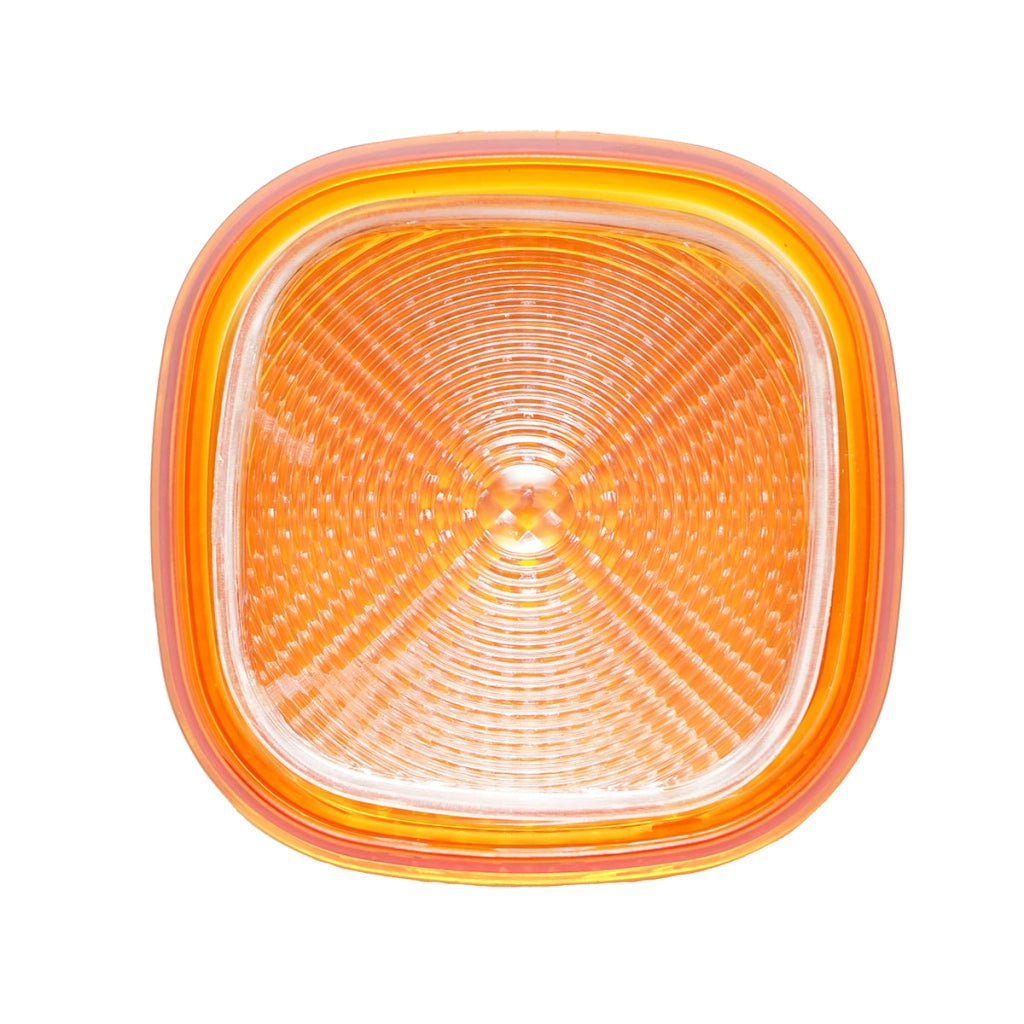 Diffusore luce freno gialla JCB 3CX, 4CX, caricatori frontali, sollevatori telescopici codice OEM 700/50073