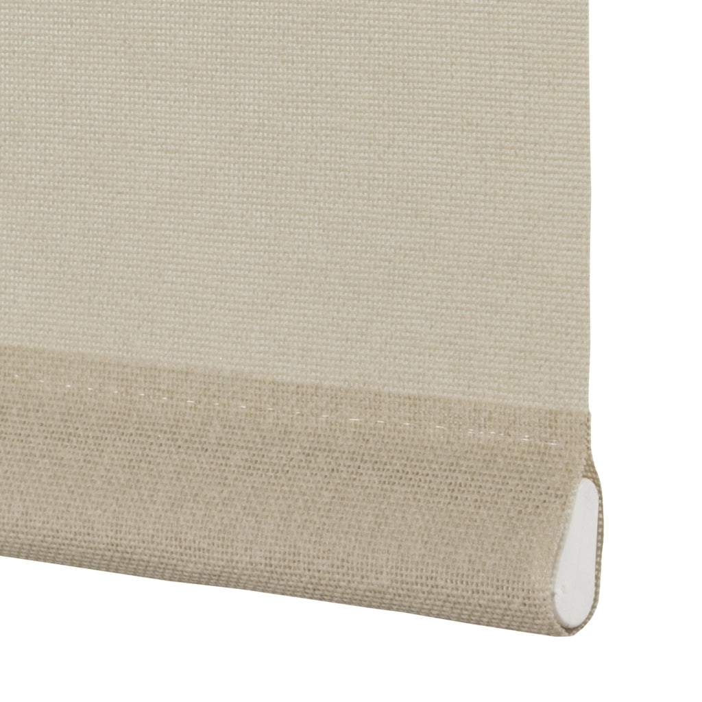 VIEWTEX Tenda a rullo traslucida Cotone (Cotone riciclato) Beige 180 X 250cm - Made in Europe - 5 anni di garanzia