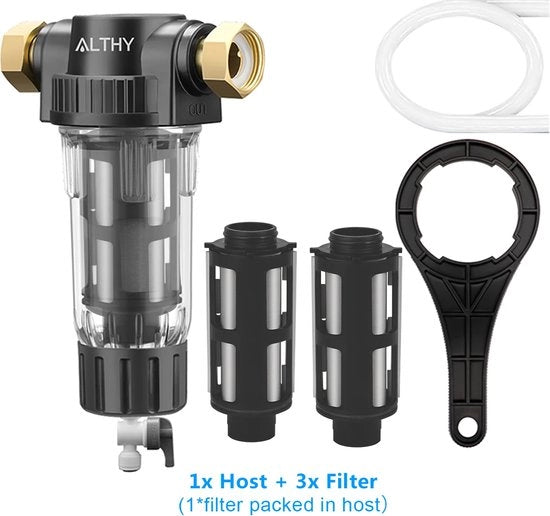 Filtro Acqua - Sistema di Purificazione Acqua - Pre Filtro - Set Completo con 3 Filtri -