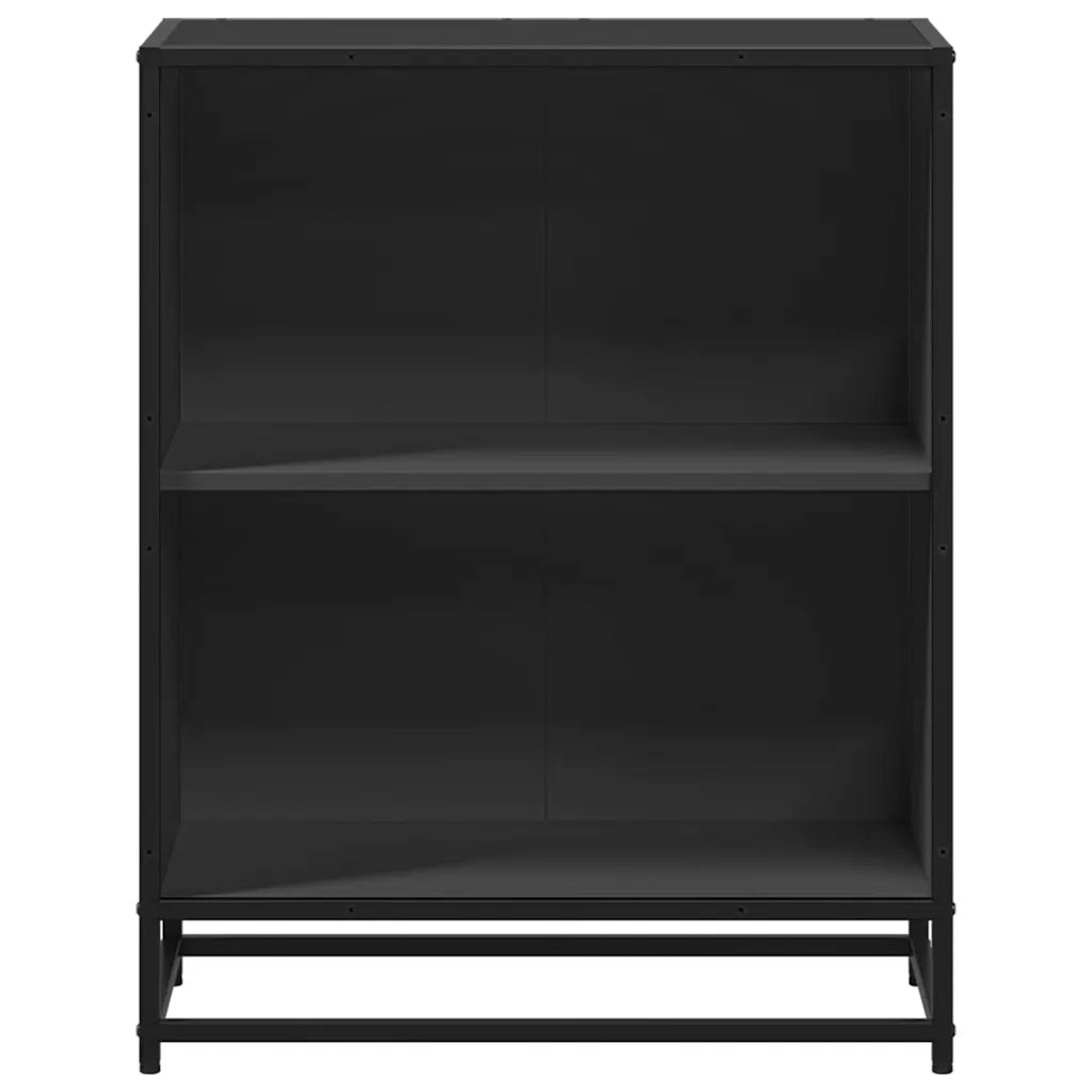 Libreria Nera 60x35x76 cm in Legno Multistrato 849099