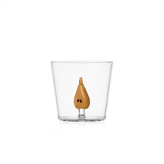 Bicchiere Fruits e  flowers tumbler mezza pera 2 pezzi  ichendorf