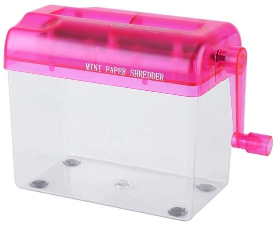 Sminatore manuale A6 - Macinatore di carta - Funzionale multifunzione - Ideale per scuola e ufficio - Formato compattibile