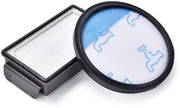 Set di sostituzione per filtro aspirapolvere - 2x elemento filtro - Filtrazione efficace - Riduce la secondaria contaminazione - Nero - Materiale a maglia - Set di filtri