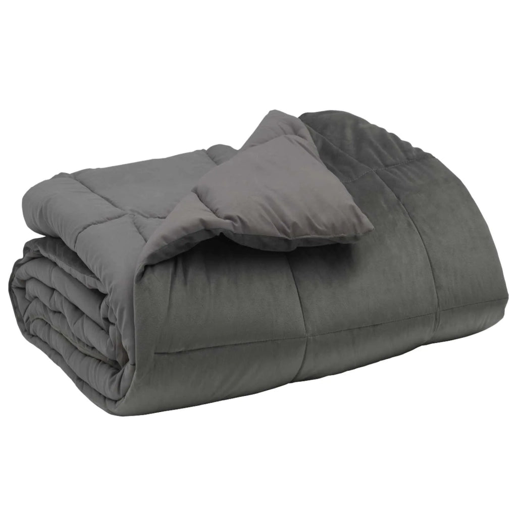 Piumone | Duvet Invernale Grigio chiaro 220 x 260 cm Microfibra