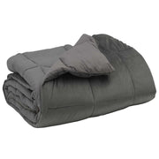 Piumone | Duvet Invernale Grigio chiaro 220 x 260 cm Microfibra