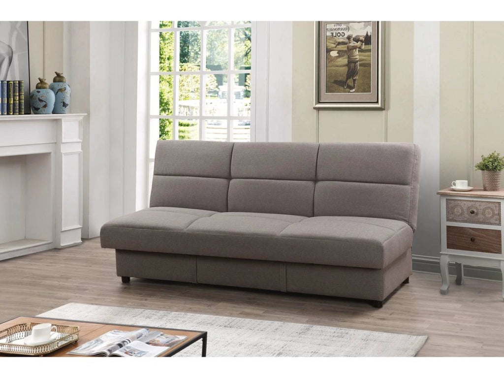 DIVANO-LETTO ENZO -185 x 84 x 85 cm -  3 POSTI - GRIGIO