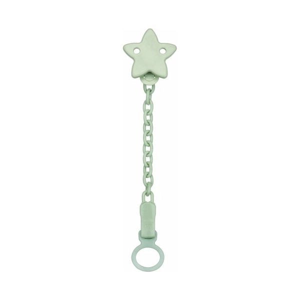 Porta succhietto chicco 00040852400000 easy clip con catenella verde