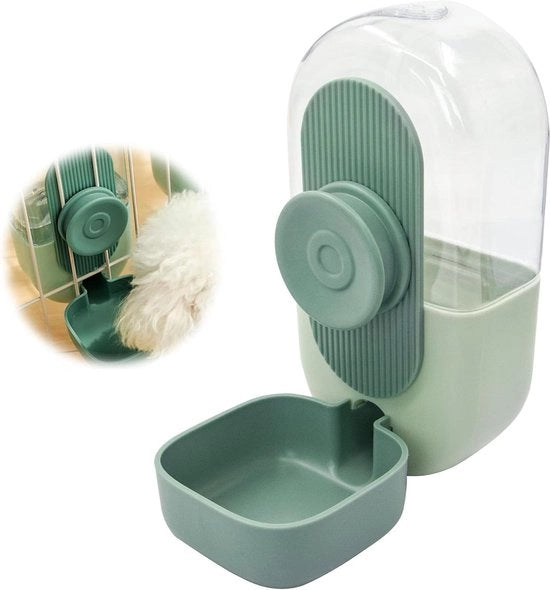 Dispensatore Automatico di Acqua per Gatti e Cani - Fontana Appesa per Bere - Dispensatore Automatico di Acqua per Cani e Gattini - Capacità 0,8 L - Dispensatore da Viaggio per Animali da Compagnia Piccoli e Medi - Dimensioni 20 x 15 x 10
