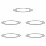 adatto per Anelli d'Albero Piatto 5 pz Argento ?60 / 90 cm CFW7213875