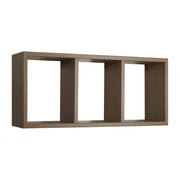 Mensola da Muro, Libreria Sospesa, Libreria da Parete, Scaffale da Parete, Rovere Tabacco, 70x30 p15,5 cm - Tristano