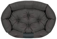 AIO FACTORY XXL Letto per cani 130x105 cm Personalizzabile Impermeabile Nero