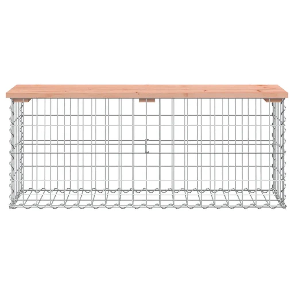 Panca Giardino Design Gabbione 103x31,5x42 cm Massello Douglas 834351