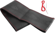 Guida auto 15 Pollici - Pelle Premium - Antiscivolo - Universale - Sicurezza Elevata - Progettazione Ergonomica - Guida auto con Supporto