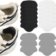 Kit di riparazione per scarpe con patch autoadesivi per buchi e danni al tallone (Nero, Bianco, Grigio)