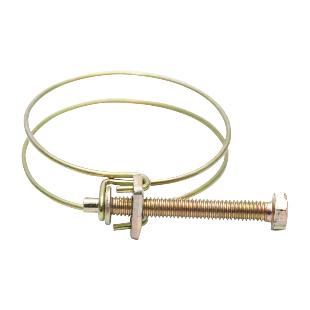Fascetta stringicavo 50-55mm con vite M6x50mm per tubo flessibile Breckner Germany
