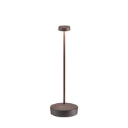 Lampada a led da tavolo Swap Pro Corten ricaricabile e dimmerabile