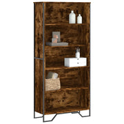 vidaXL Libreria Rovere Fumo 80x31x169 cm in Truciolato