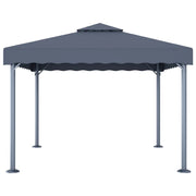 Gazebo | Pergolato 300x300 cm Antracite Alluminio