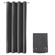 Tenda 100% Oscurante Porta Finestra 1 Pannello 140x280 Cm Isolante Termica Coprente Moderna Antracite
