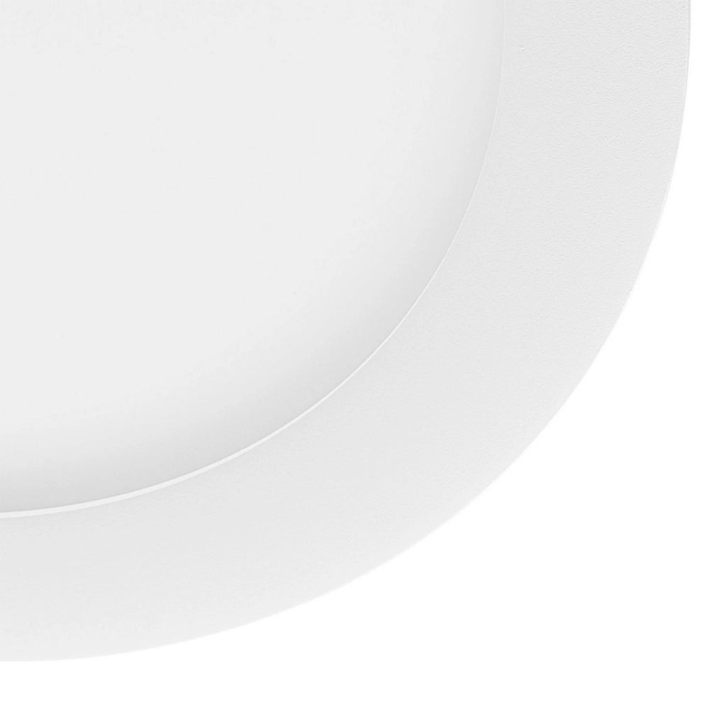 Faretto LED incasso pannello tondo slim DMX RGB multicolore luce calda 24V impermeabile cromoterapia box doccia bagno 22W foro 215mm