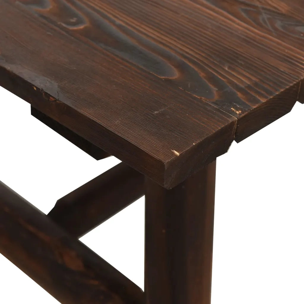 Set Divani da Giardino 3 pz in Legno Massello di Abete 3185522