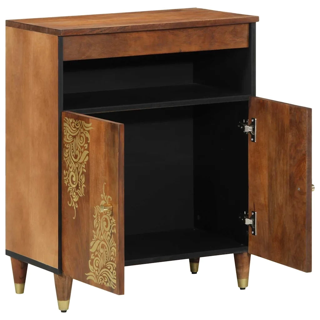 Credenza Marrone 60 x 33 x 75 cm Legno di mango massello 4018761