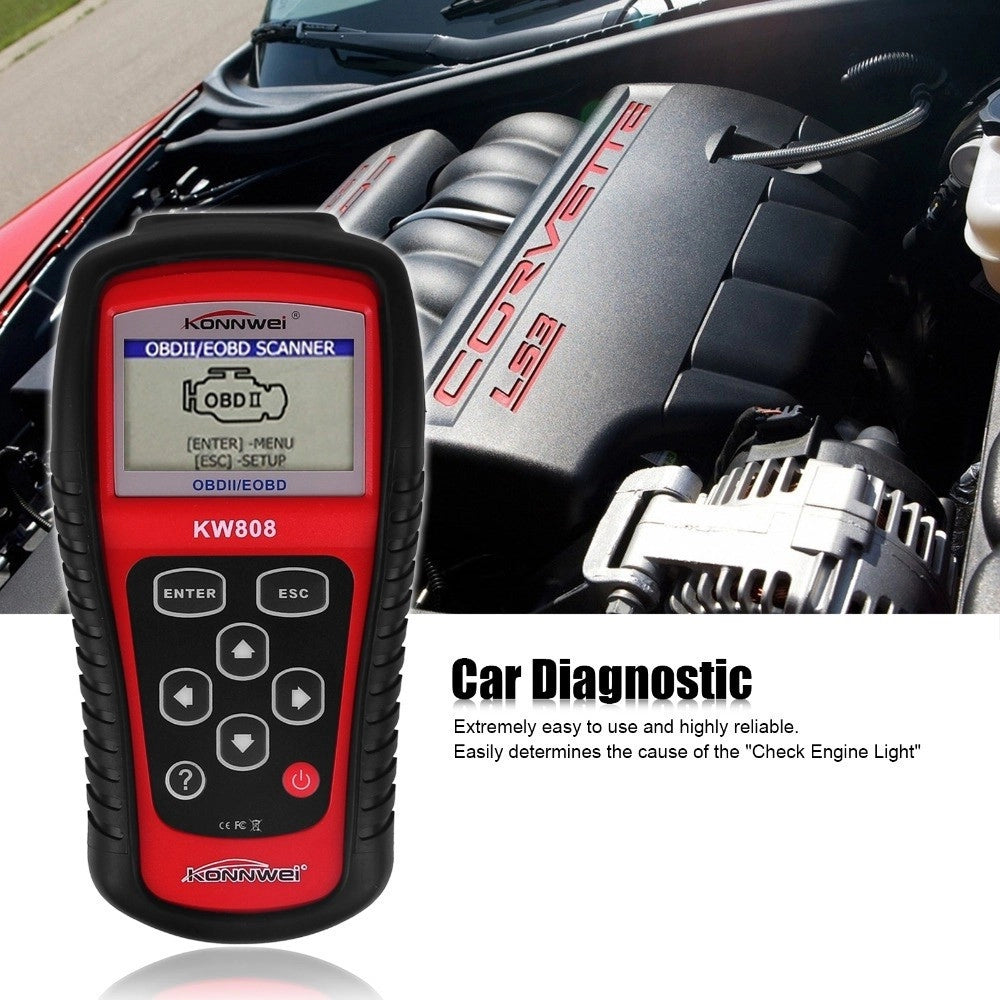 Trade Shop - Scanner Eobd Odbii Obd2 Lettore Codici Di Guasto Auto Veicoli Scansione Diagnosi -