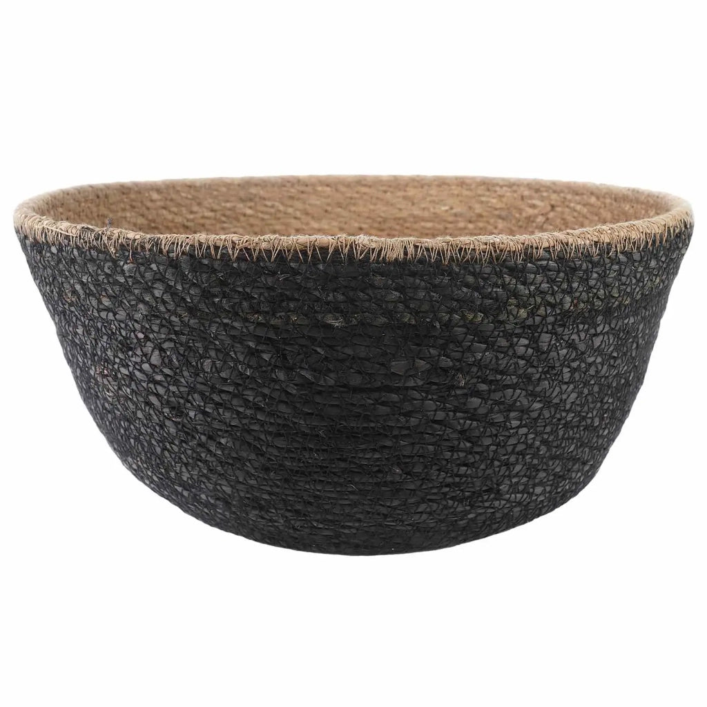 Vaso da fiori con manici 2 pcs Nero Ø 32 x 32 cm 42012263