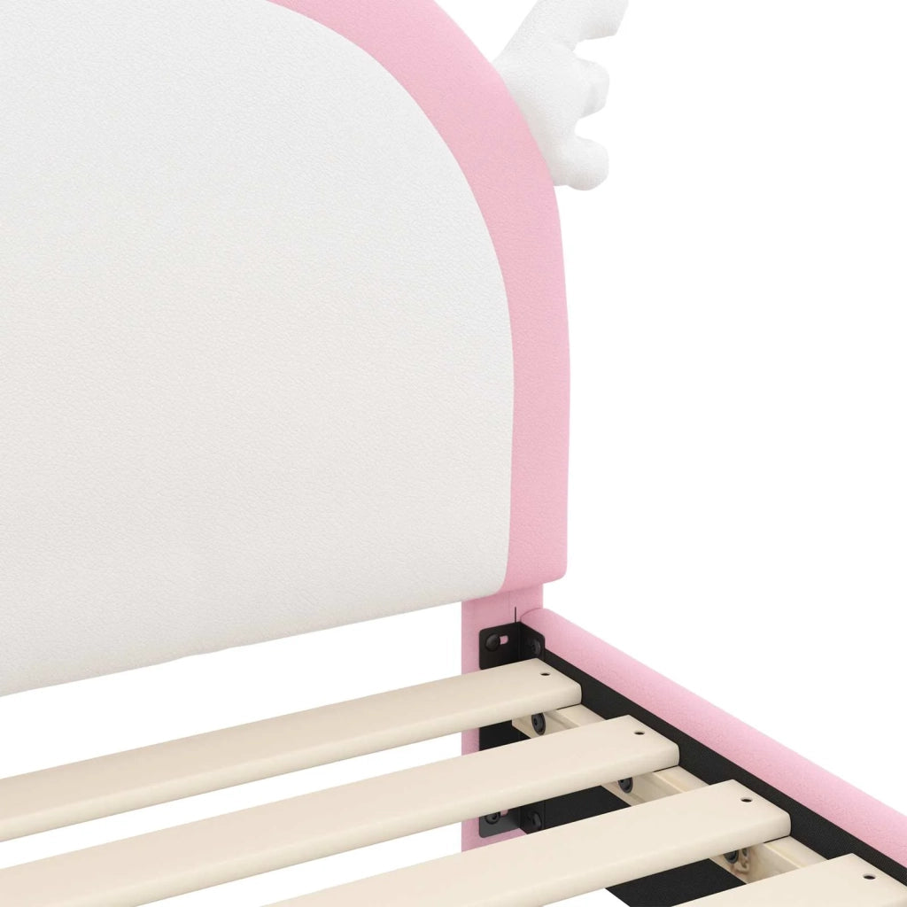 Struttura letto bambini con testata Rosa 80 x 160 cm PU 42011230