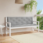 Cuscini per Panca 2 pz Grigi 150x50x7 cm in Tessuto Oxford 315017