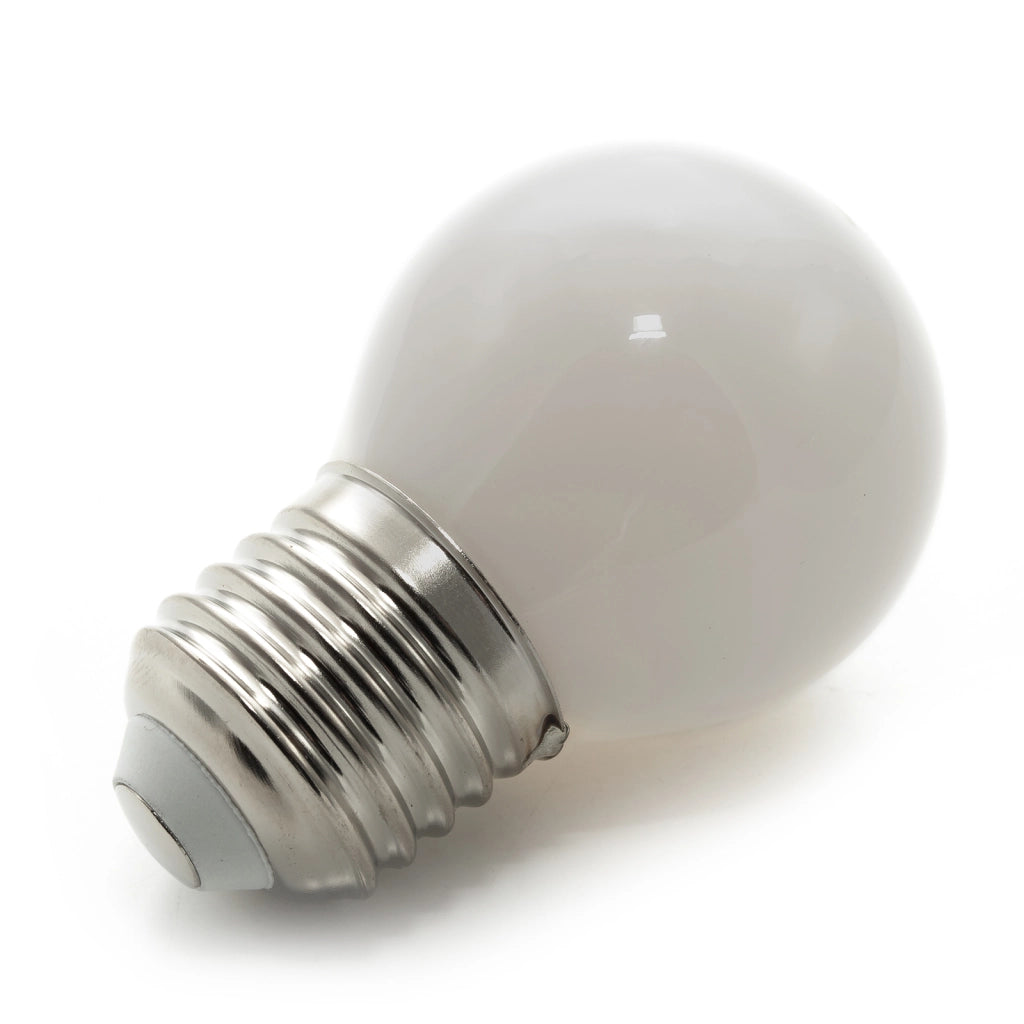 Lampadina LED mini globo E27 vetro luce 360 gradi 4W 400 lumen 230V luce calda 3000K